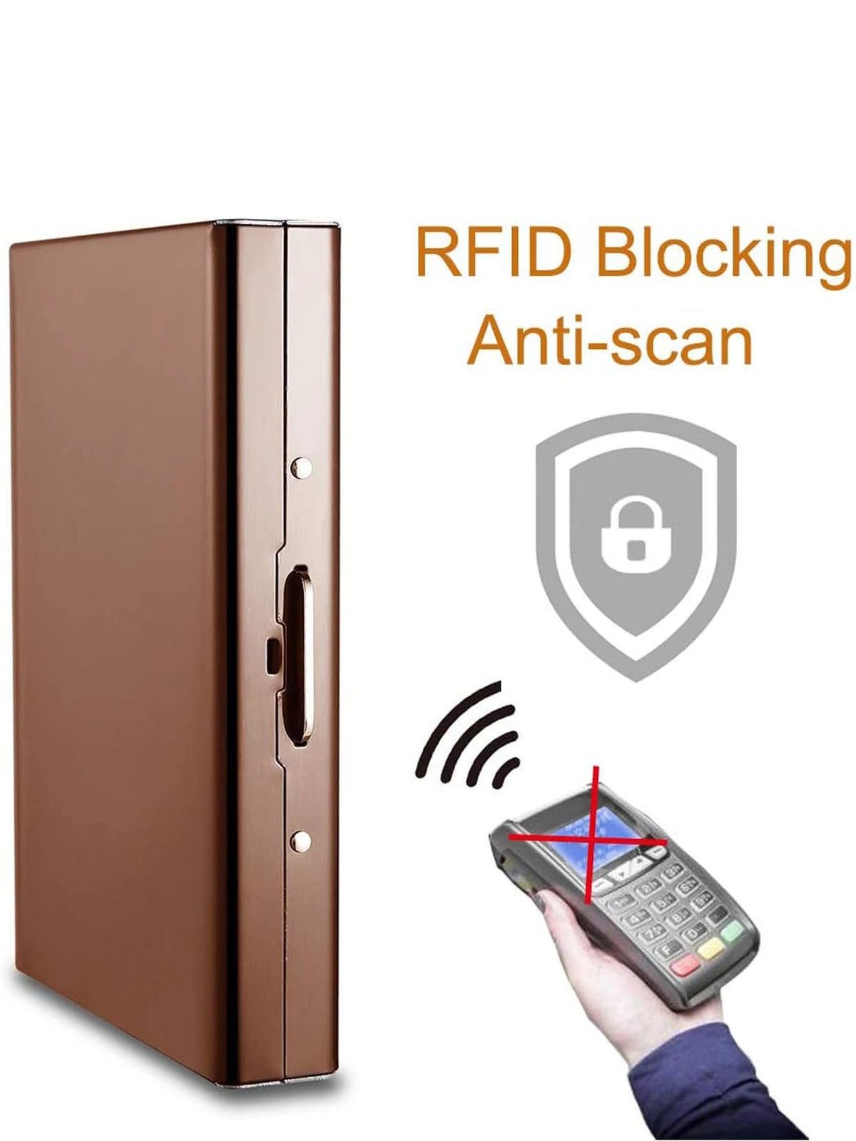 Ultra-Thin RFID Blocking Metal Card Holder