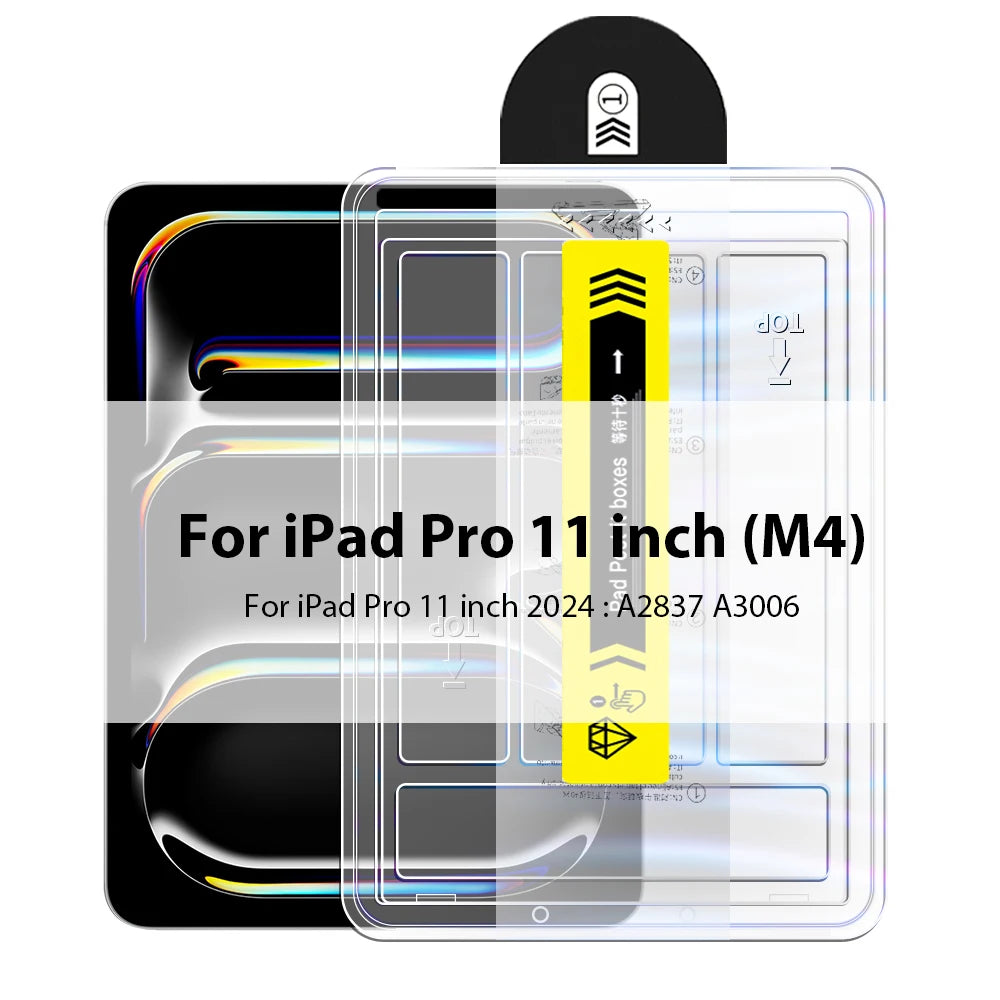 Premium Tempered Glass Screen Protector for iPad (Multiple Models)