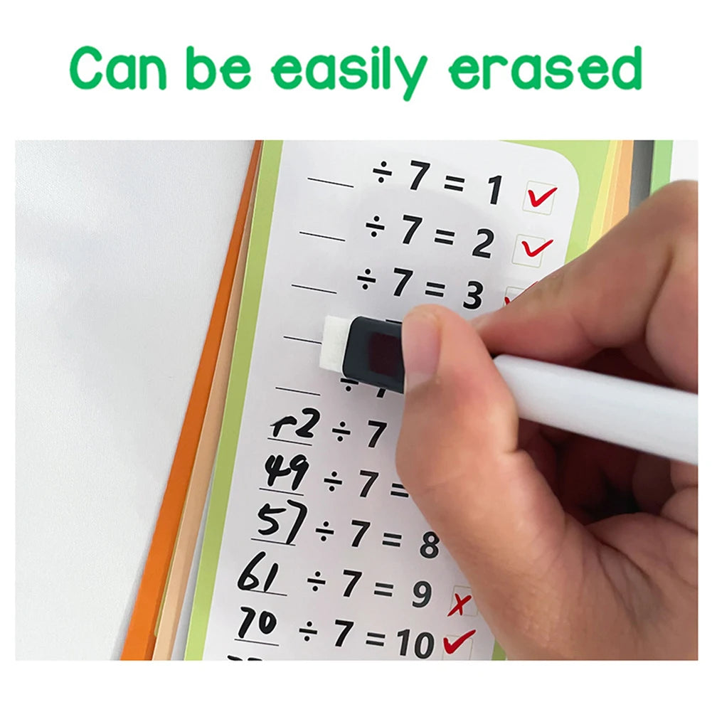 Self-Check Multiplication Flash Cards with Pens