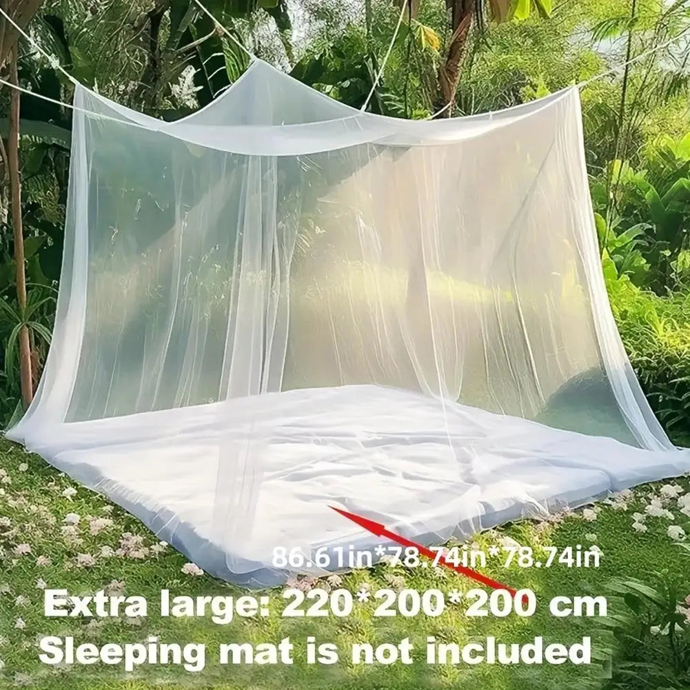 Extra-Large Mosquito Net Canopy for Patio, Camping & Bedroom