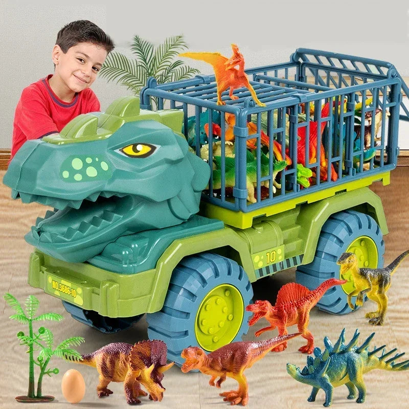 Dinosaur Transport Truck with T-Rex Figure