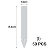 Yellow T-Type Garden Plant Labels with Stakes
