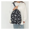 Butterfly Print Canvas Backpack for Women