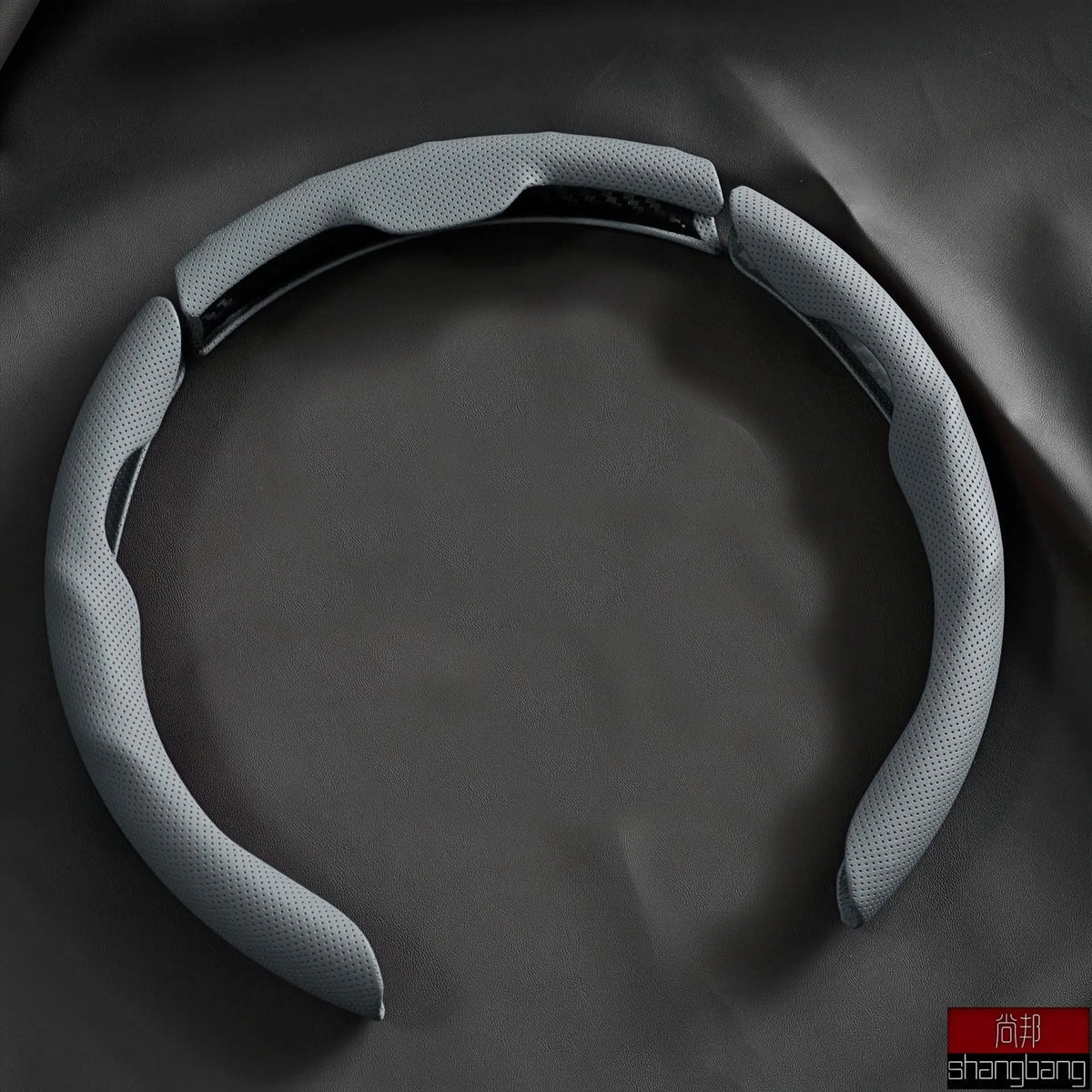 Perforated Leather Car Steering Wheel Cover