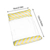 Striped Inflatable Lounge Chair with Net Backrest