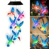 Móvil de Viento con Colibrí y Luz Solar