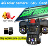 Solar-Powered Triple-Lens PTZ Security Camera