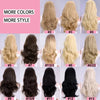 24-Inch Wavy Half Wig with Secure Clips