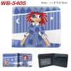 PU Leather Bifold Card Holder Wallet with Cartoon Print