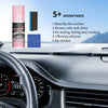 A bottle of polishing cleaner is shown next to a car interior, highlighting its 5 advantages for surface beauty and protectio