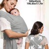 Knitted Fabric Baby Carrier for Front Carrying, Sleeping & On-the-Go Comfort