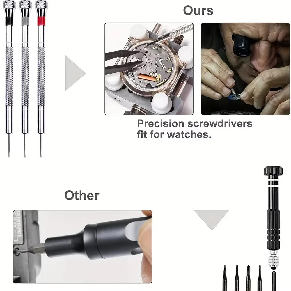 Complete Watch Repair Tool Kit with 147 Pieces