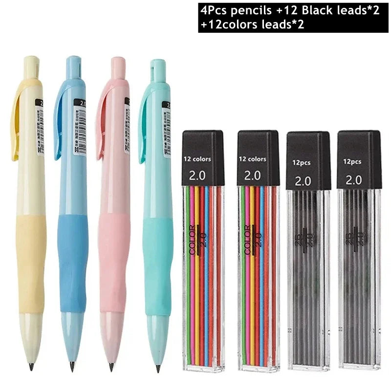 Cute Dolphin 2mm Mechanical Pencil Set