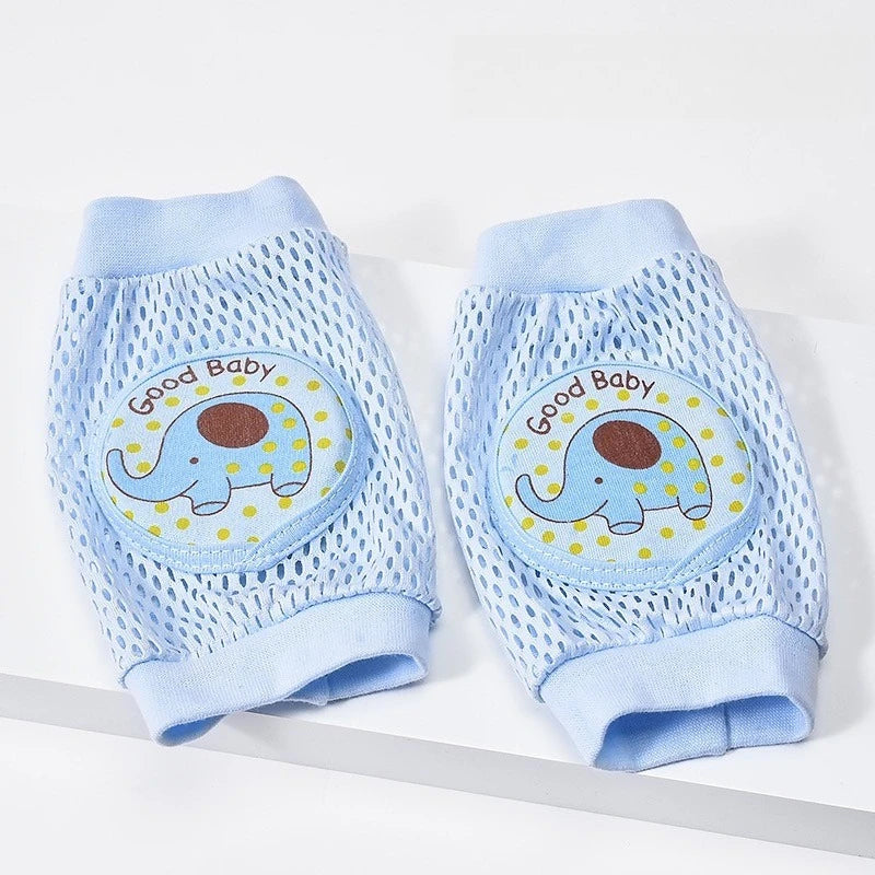Soft Cotton Baby Knee Pads for Crawling