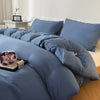 Washed Cotton Duvet Cover – Minimalist Solid Color Bedding