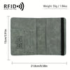 Vintage PU Travel Passport Holder with RFID Protection
