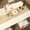 Elegant Hollow Leaf Gold Table Runner for Weddings & Everyday Dining