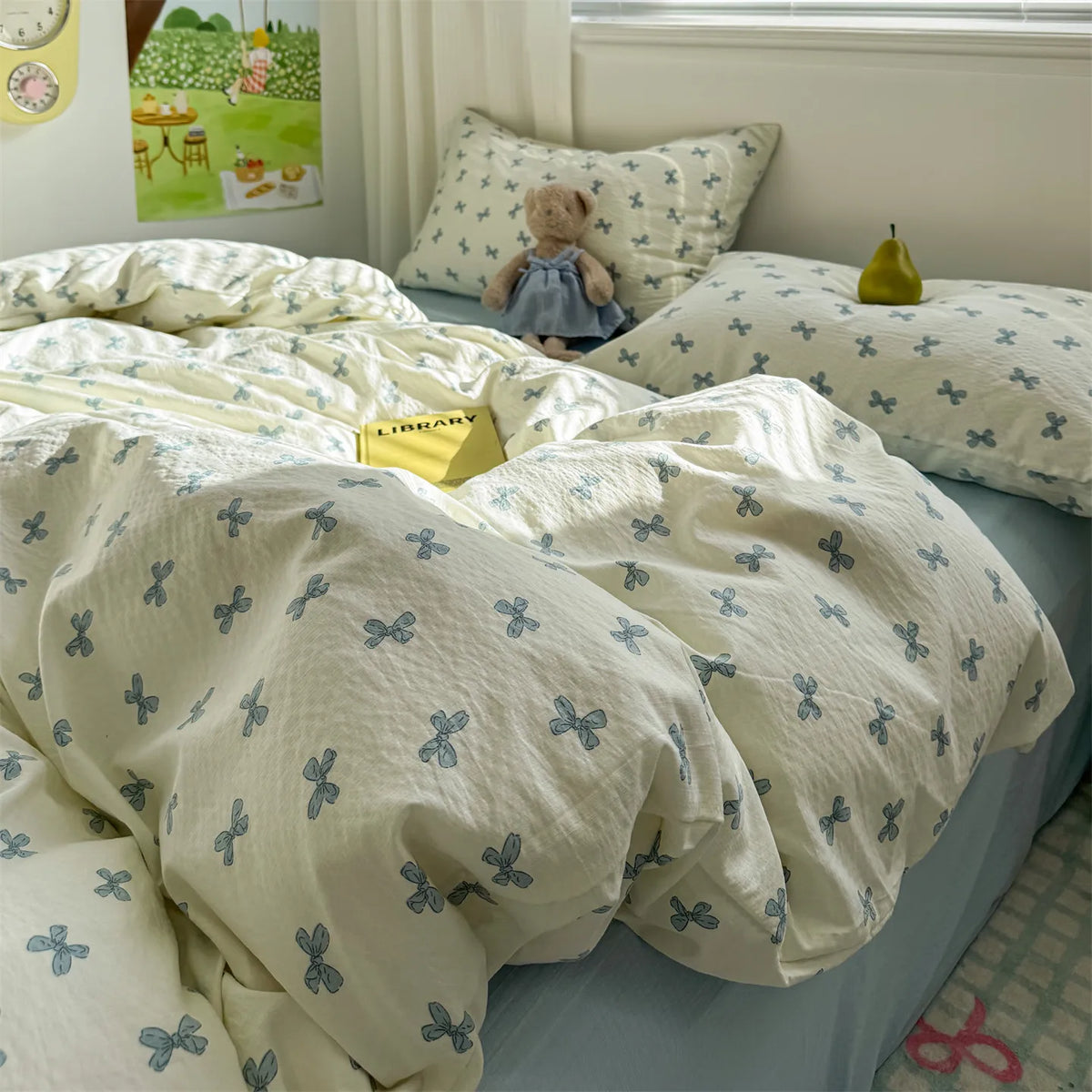 Ultra-Soft Microfiber Duvet Cover Set with Pillowcases