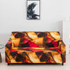 Slip-Resistant Stretch Sofa Cover with Floral Design