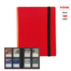 A red 4-grid binder album holds 160 cards.