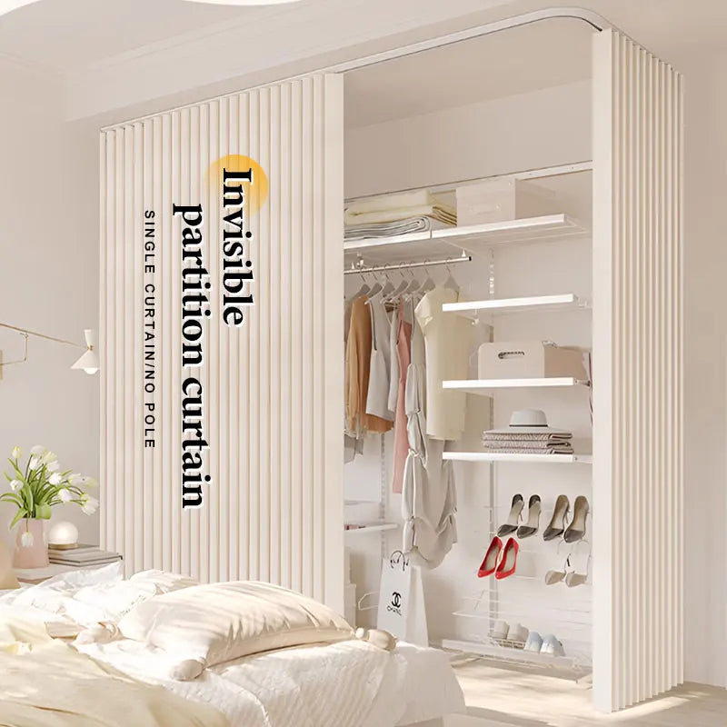 Foldable Room Divider Curtain – Heavy Duty Privacy Partition