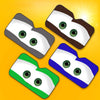 Foldable Car Windshield Sunshade with Cute Cartoon Eyes