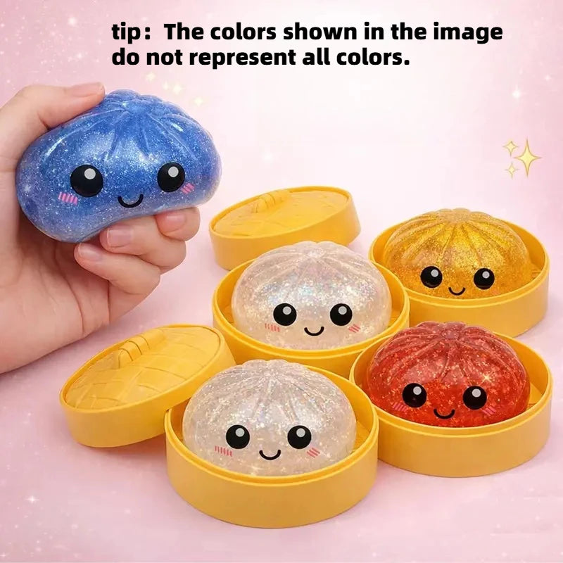 Steamed Bun Stress Relief Squishy Toy