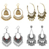 Vintage Geometric Drop Earrings