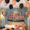 Happy Birthday Foil Balloon Set with Banner