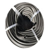 Spool of black U-shaped rubber edge trim with a metal core for automotive and marine applications