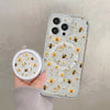 Floral Magnetic Phone Case with Kickstand