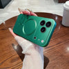 Metallic Magnetic Phone Case with Camera Lens Protection
