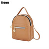 Mini Waterproof PU Backpack for Women