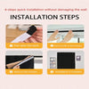 Self-Adhesive Blackout Curtain for Bedroom & Living Room