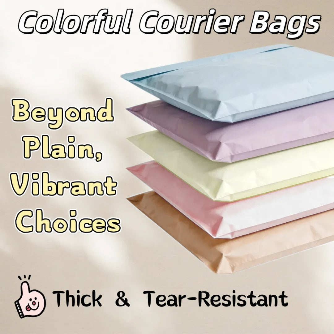Matte Pink Poly Mailers - Waterproof Self-Sealing Shipping Bags