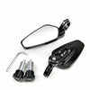 Universal 22mm Motorcycle Bar End Mirrors - 360° Adjustable Pair