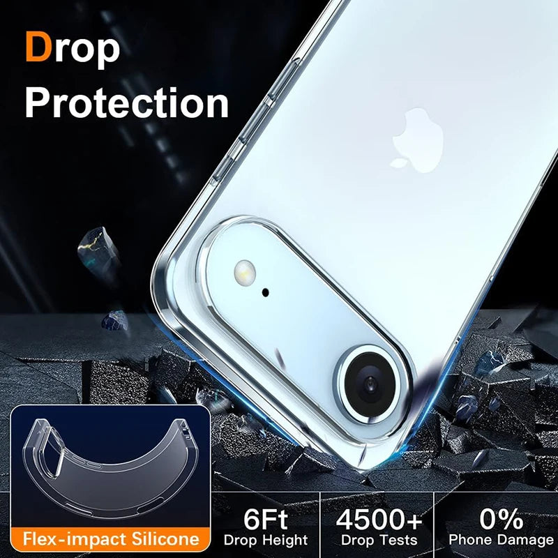 Crystal Silicone Phone Case for iPhone