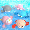 Wind-Up Swimming Animal Bath Toys for Toddlers