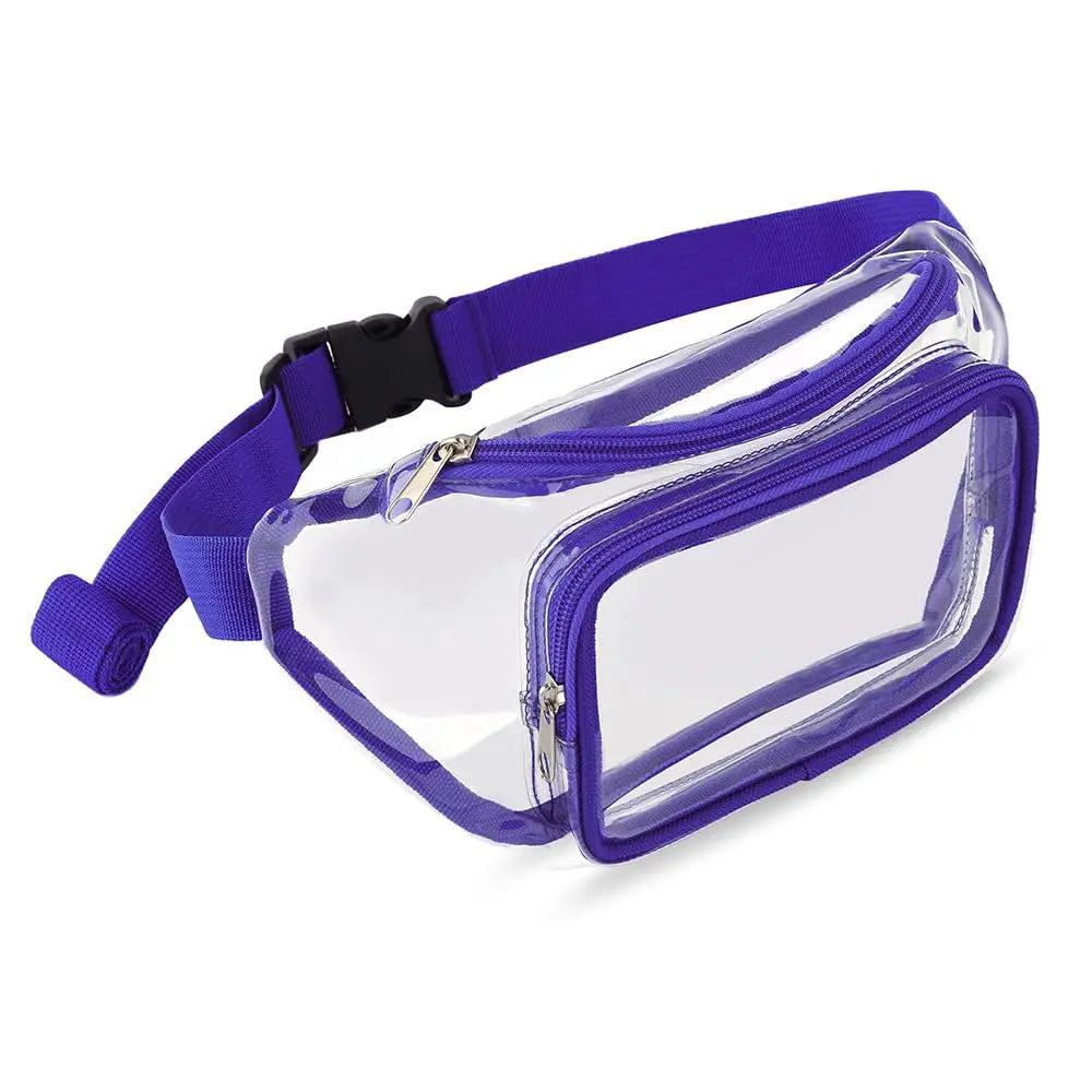 Clear Stadium-Approved Fanny Pack with Adjustable Strap