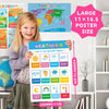 18-Piece Educational Poster Set for Toddlers & Preschoolers