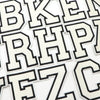 Large White Letter Patch for DIY Clothing Customization