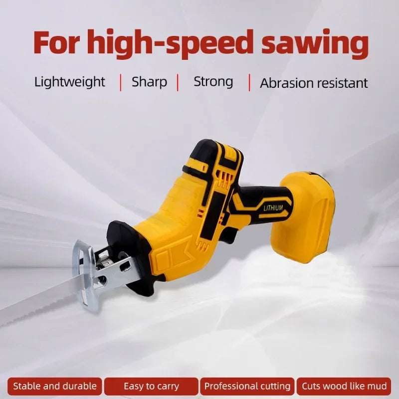 Cordless Reciprocating Saw Compatible with DeWalt & Makita 18V/20V Batteries