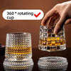 Crystal 360 Rotating Whiskey Glass