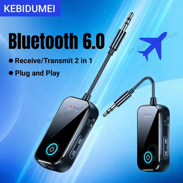 2-in-1 Wireless Bluetooth Audio Adapter