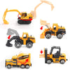 Set de 10 Vehículos de Construcción con Camión Almacenador