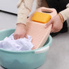 Durable Plastic Washboard with Integrated Soap Trough