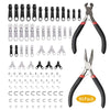 A set of universal zipper repair tools including pliers, cutters, and auto-lock sliders for various zippers.