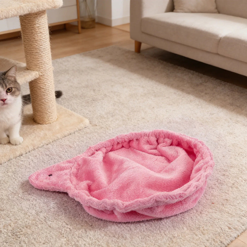 Plush Hanging Cat Hammock Bed