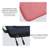 Waterproof Wool Felt Laptop Sleeve with Zipper Closure