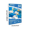 A4 adhesive-backed glossy photo paper featuring a blue ocean background with white egrets.
